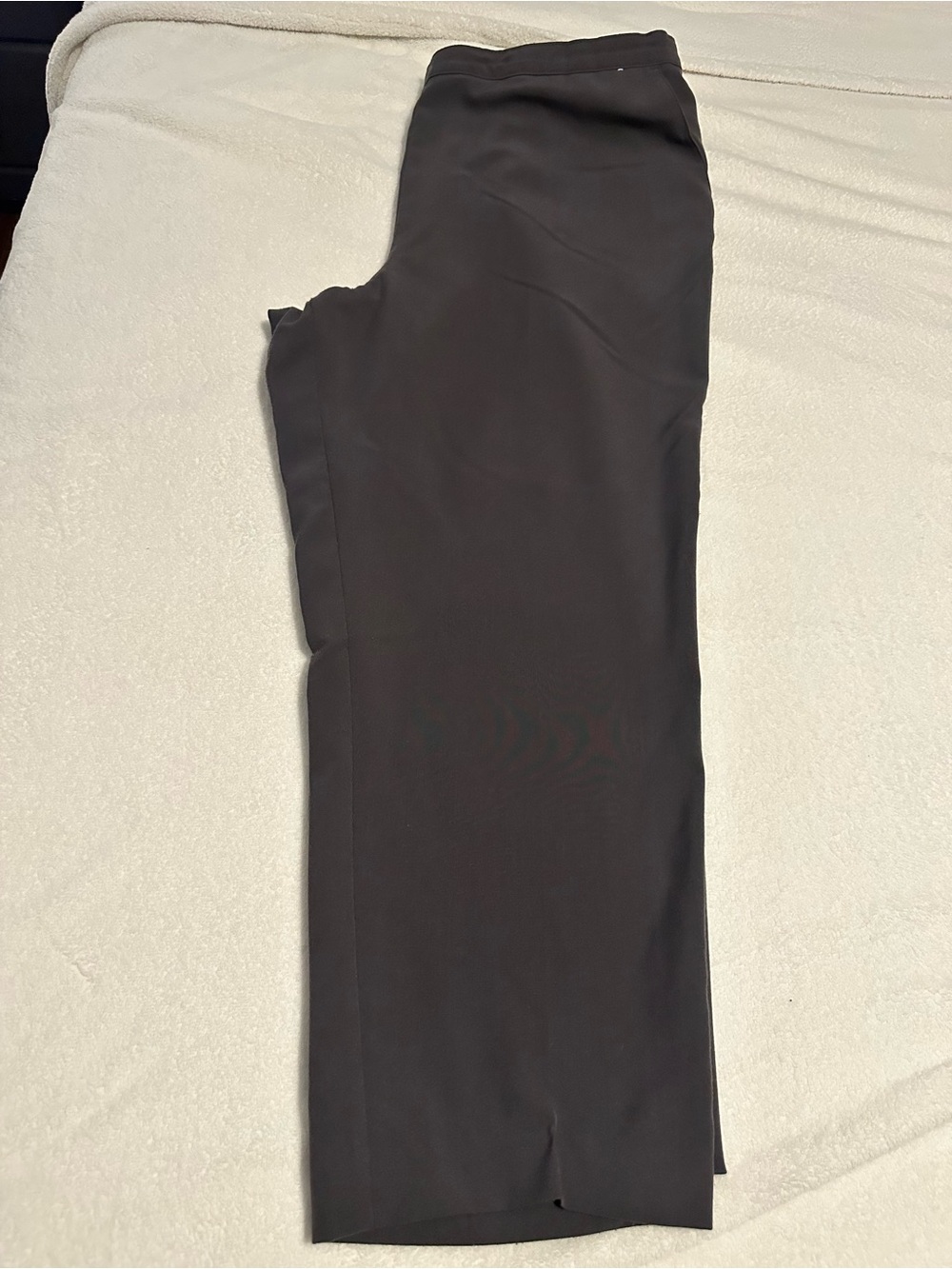 Laura Scott Charcoal Elastic Waist Pants